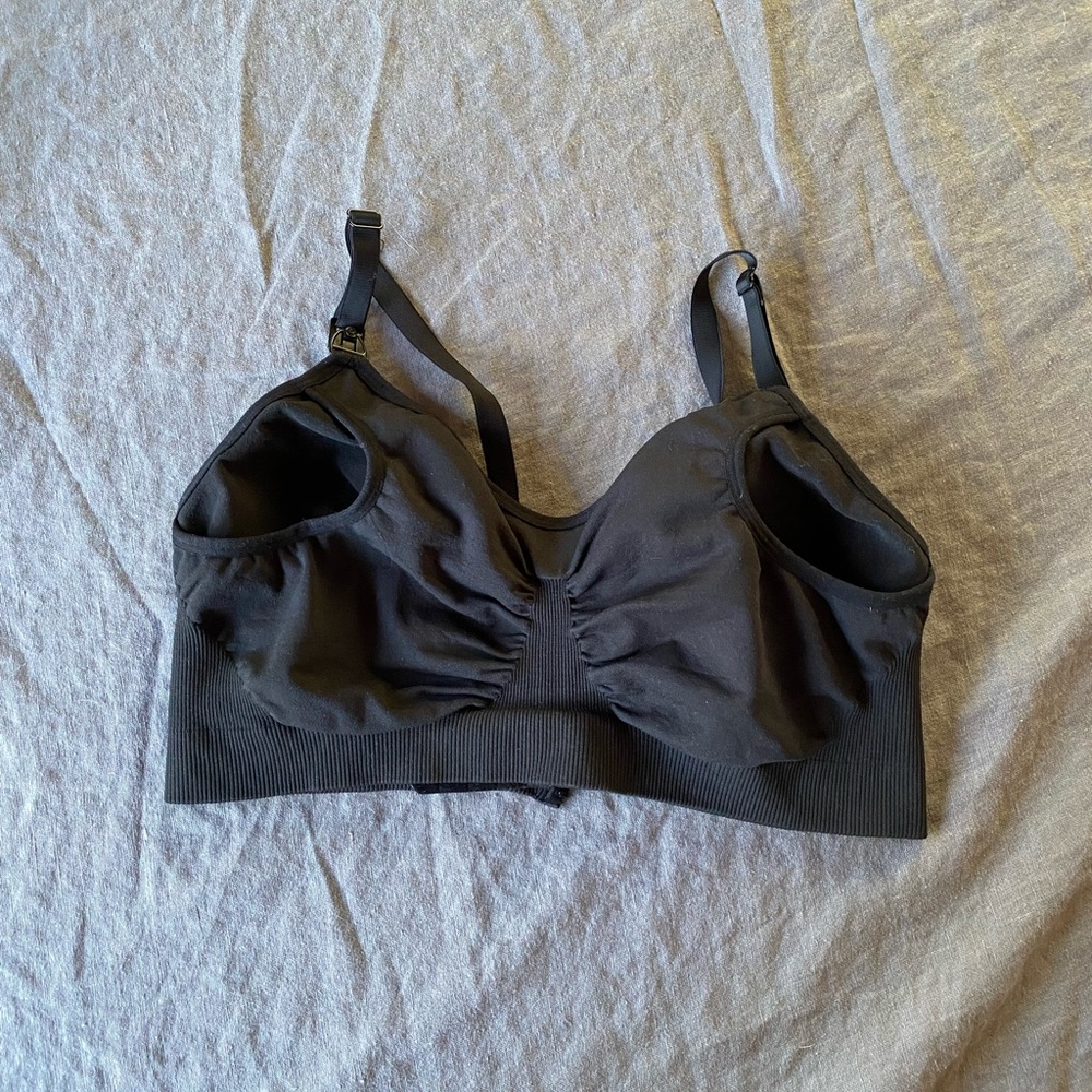 Maternity Pumping Bra in black